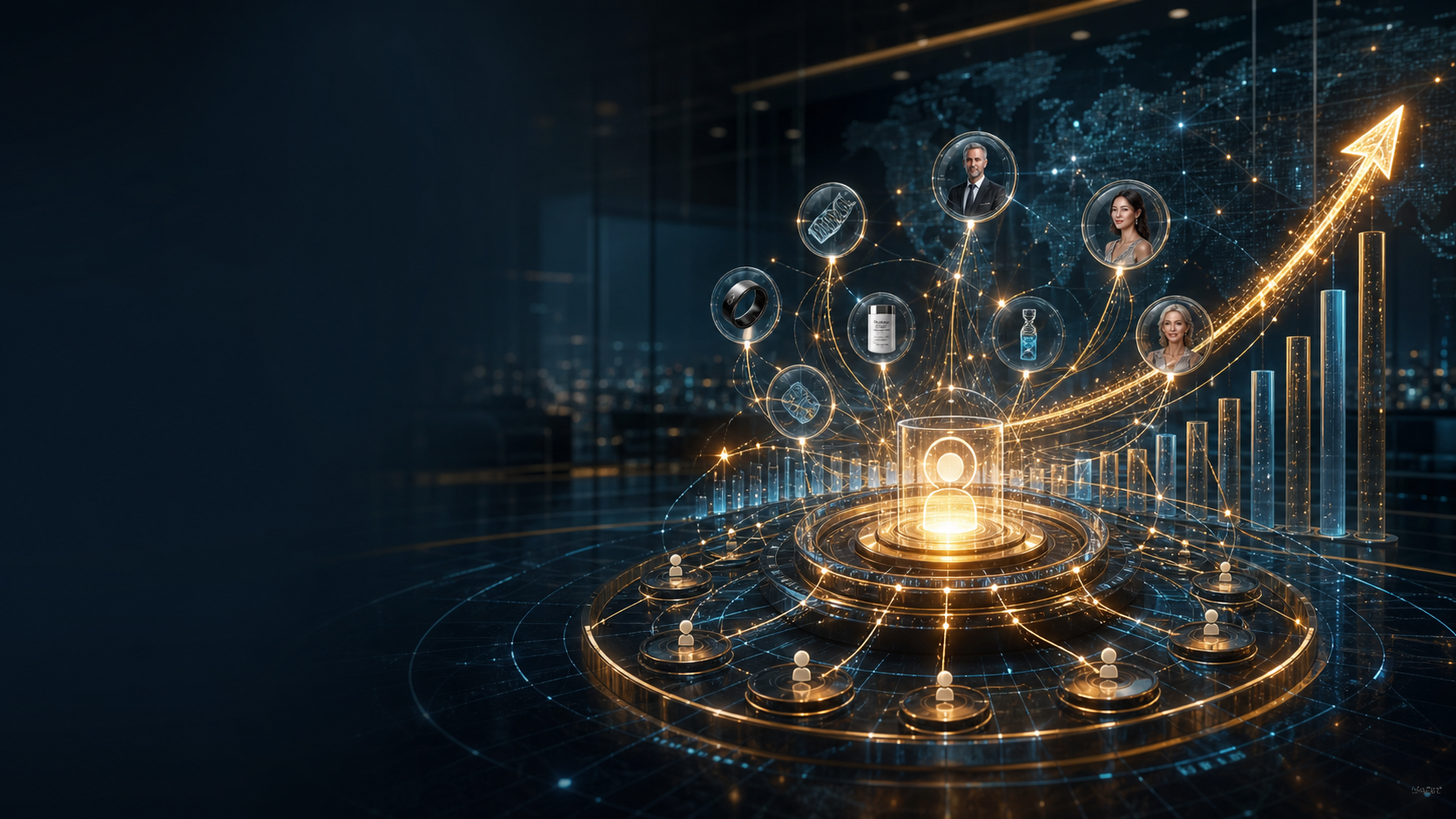 Partner growth network visual